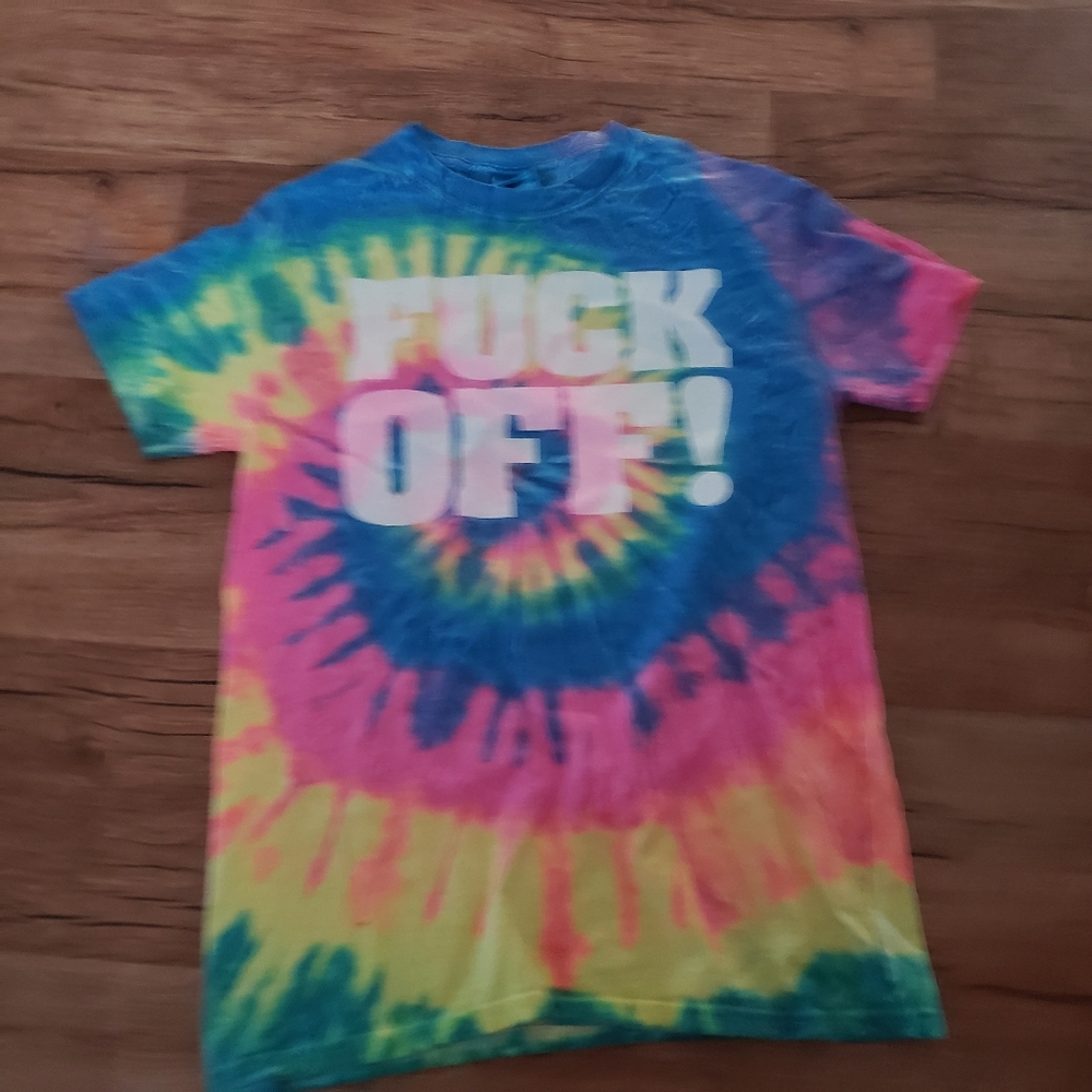 NEON TieDye F-Off T-shirt